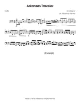 Arkansas Traveler for Solo Cello - Variations on an Unaccompanied Fiddle Tune - PDF Download